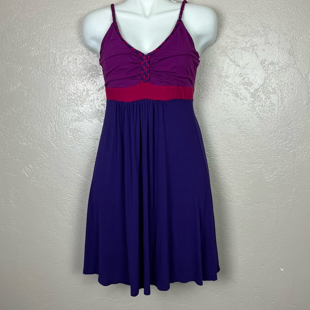 Chosse 5 Ítems‎ for $30 Ana women sleeveless pink purple comfort mini dress  SzM